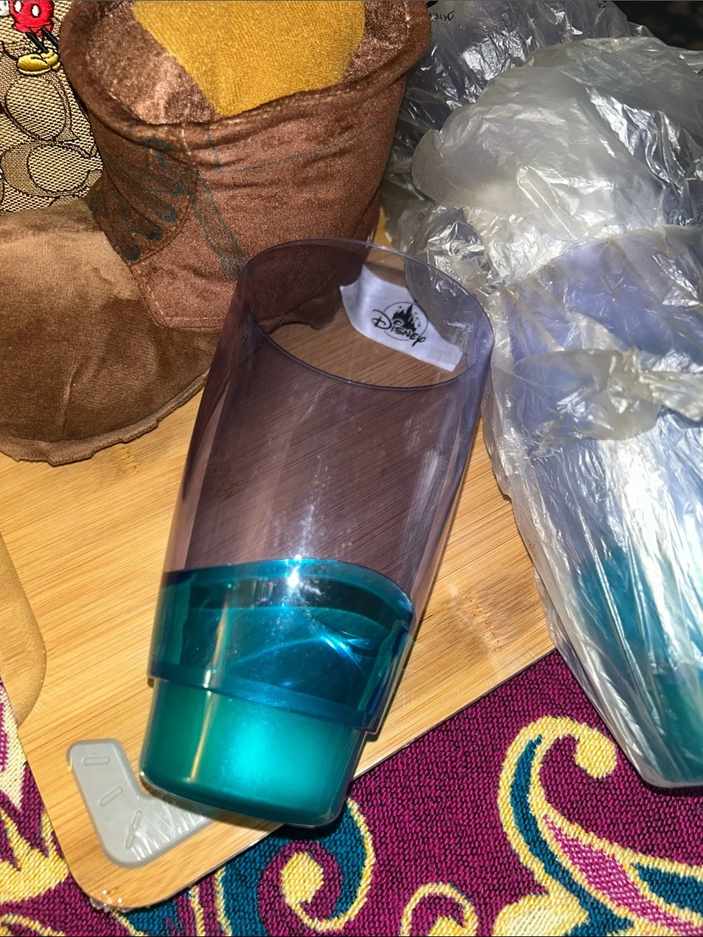 NWT Tupperware Blue and Green Translucent Tumblers set of four - Picture 4 of 9